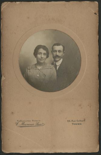Eugène Maximin Robin et Marie Rousseau, son épouse